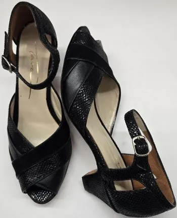 1.75" Celos -- Tango Shoe -- Black Combo