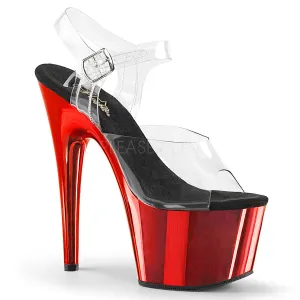 Adore-708 Red Chrome, 7" Heels