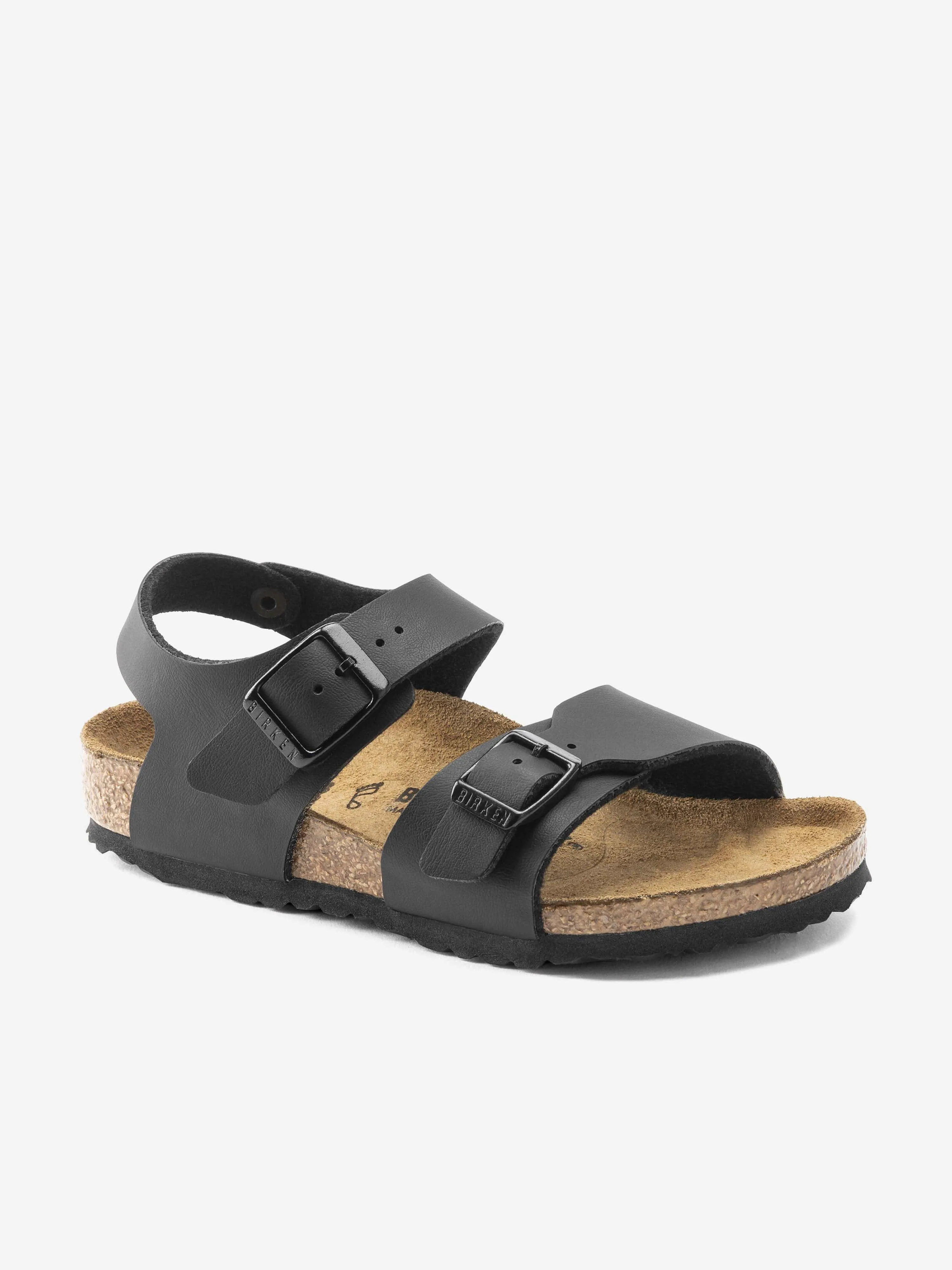 BIRKENSTOCK Boys New York Classic Sandals in Black