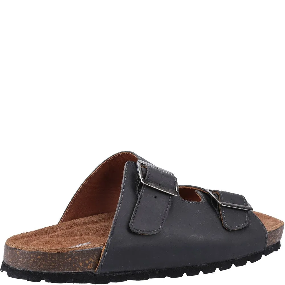 Black Nash Slider Sandals