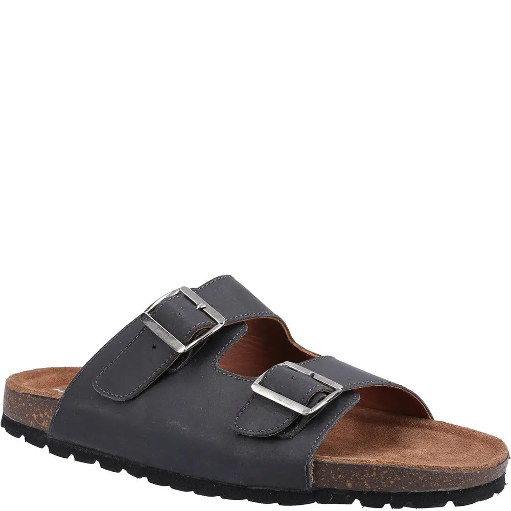 Black Nash Slider Sandals