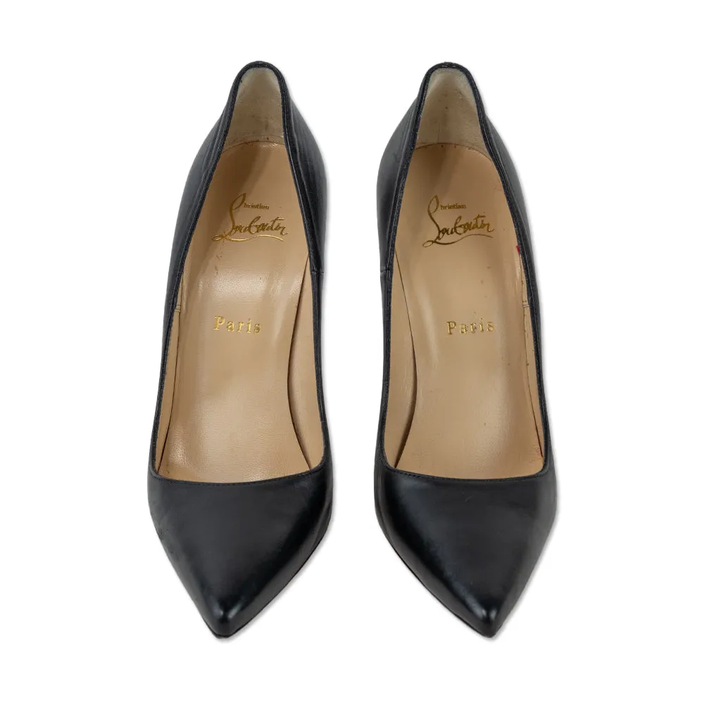 Christian Louboutin So Kate 120 Black Leather Pumps