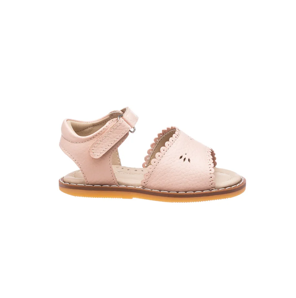 Classic Sandal with Scallop Toddlers Pink