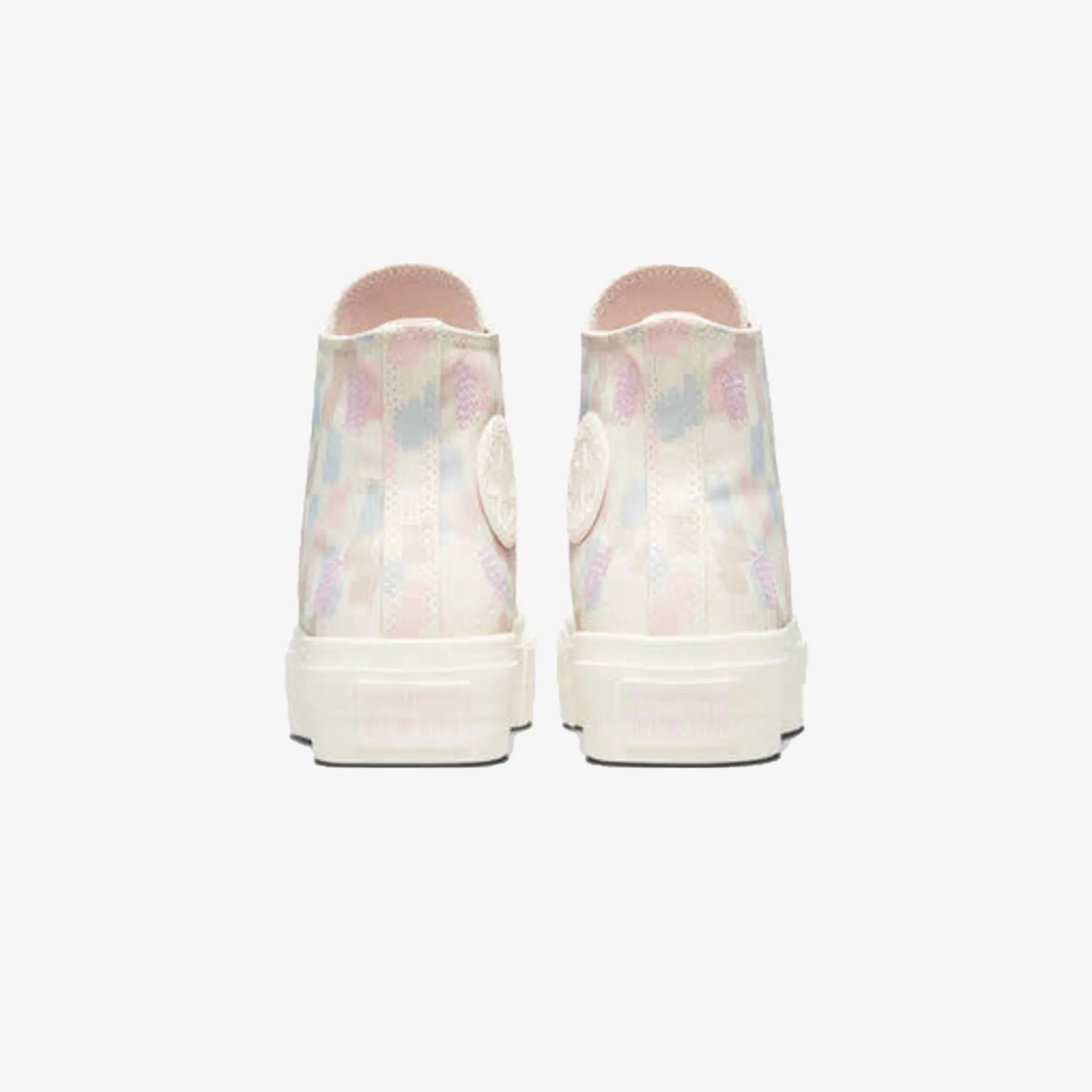 Converse | WMN'S CHUCK TAYLOR ALL STAR LIFT HIGH TOP  { EGRET/GRAVEL/ARCTIC PINK