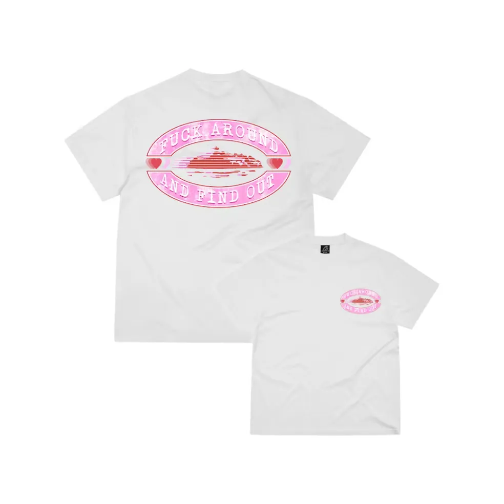 Corteiz Fuck Around Tee Pink