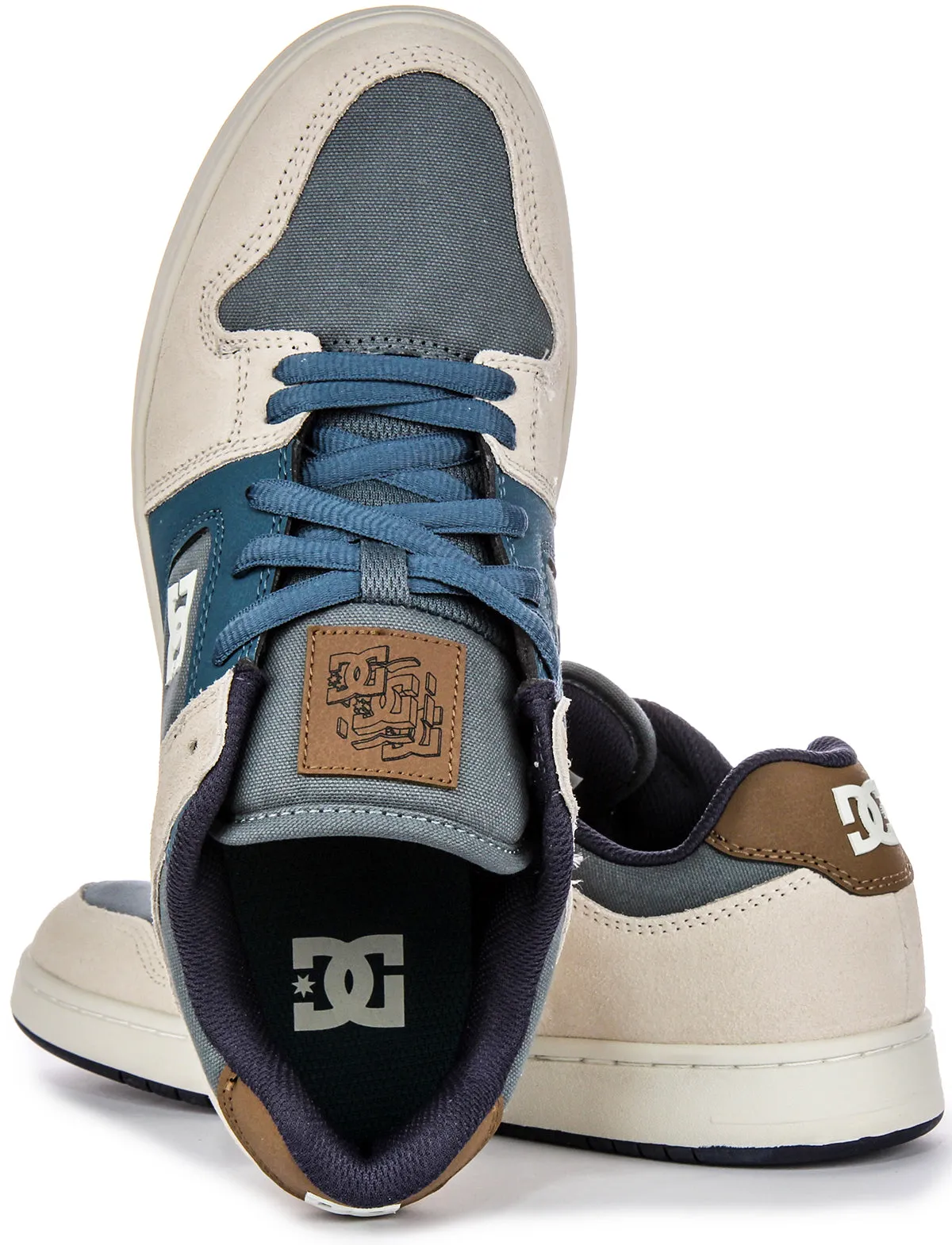 Dc Shoes Manteca 4 In Grey Blue