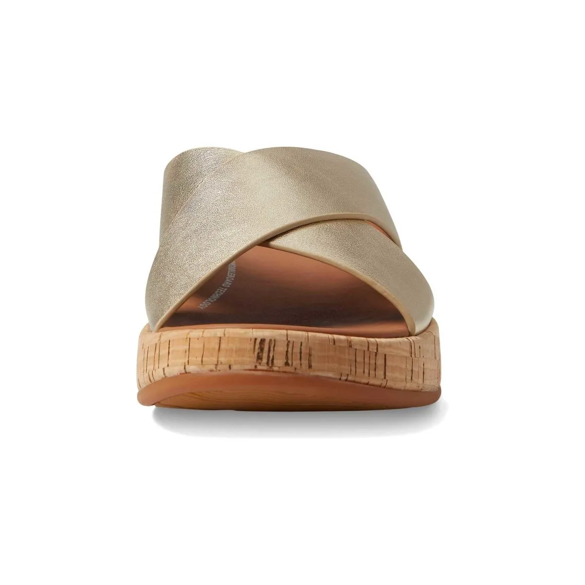 FitFlop Women's F-Mode Flatform Platino Slide