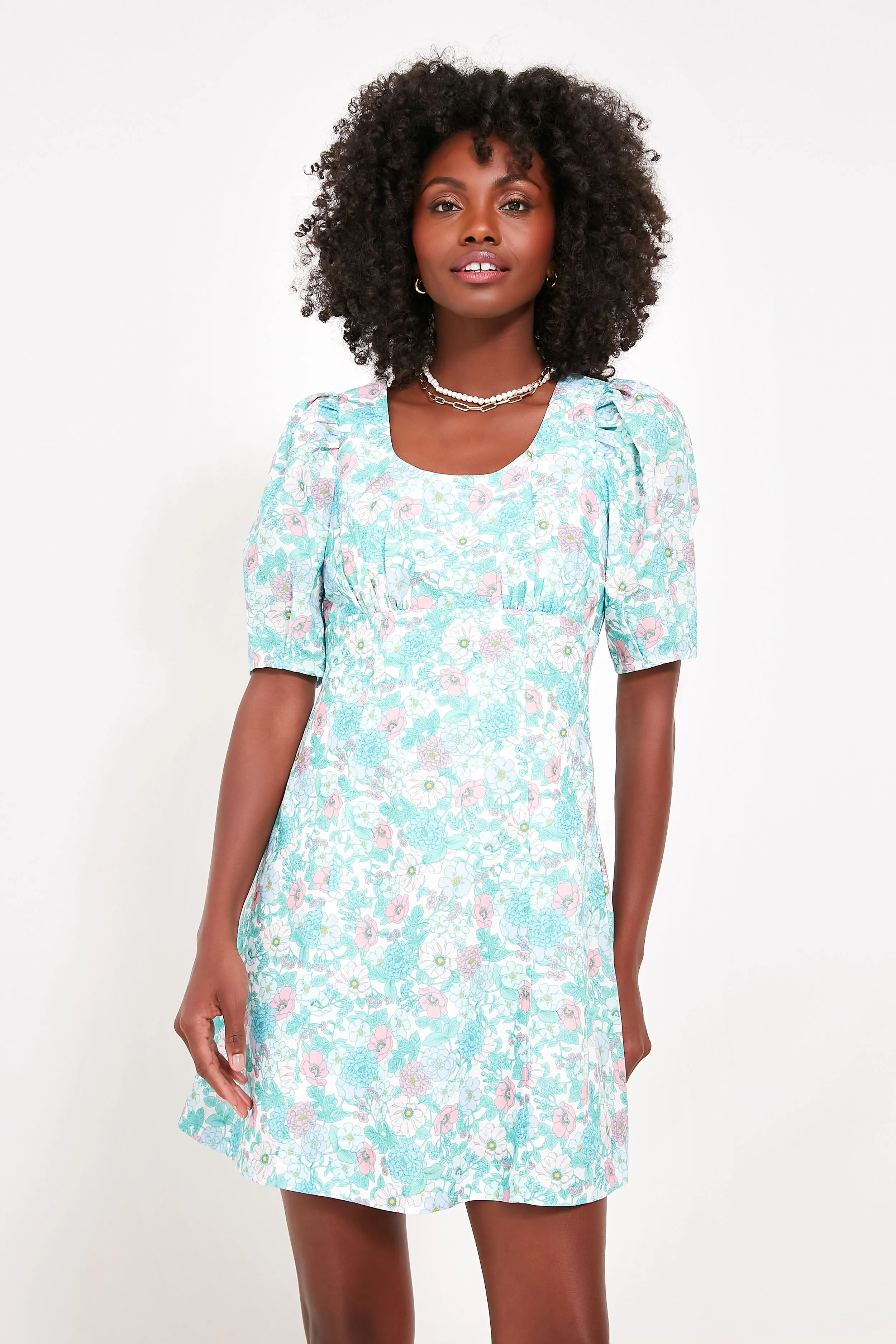 Floral Puff Sleeve Sallie Dress