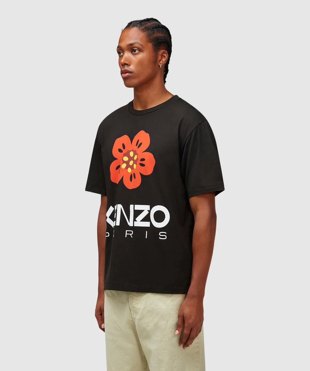 Kenzo Paris Large Boke Flower Oversized T-Shirt Black