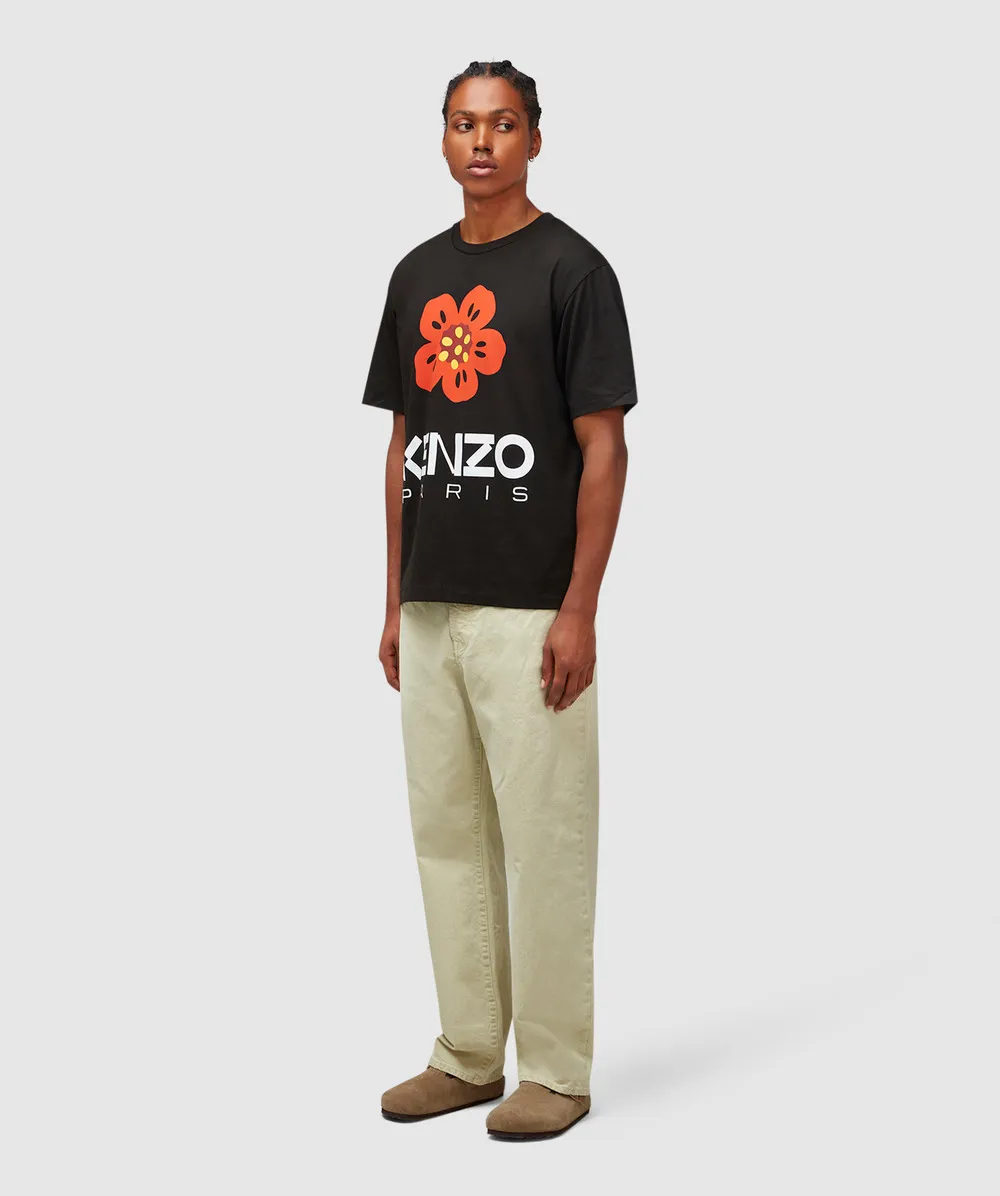 Kenzo Paris Large Boke Flower Oversized T-Shirt Black