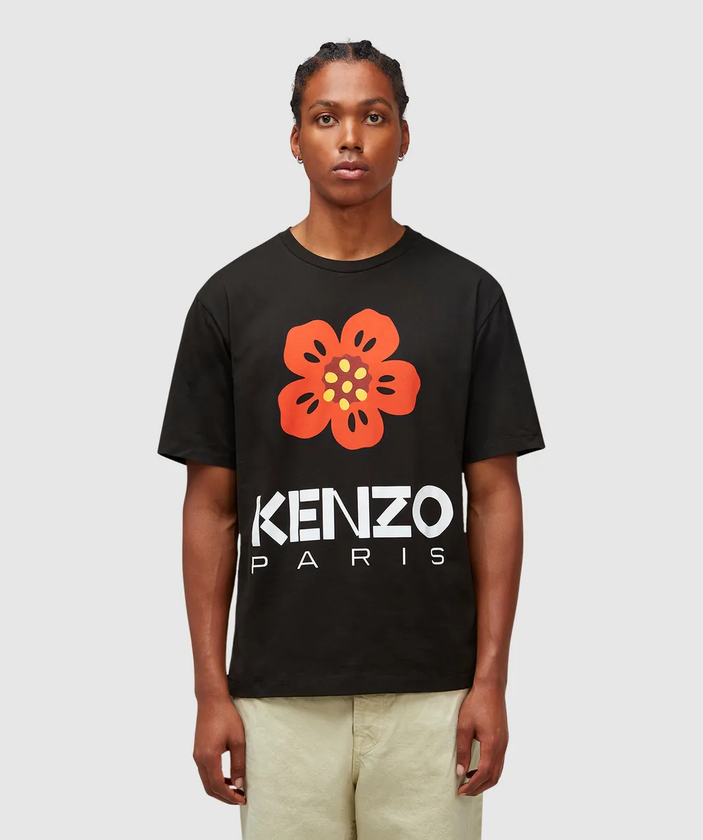 Kenzo Paris Large Boke Flower Oversized T-Shirt Black