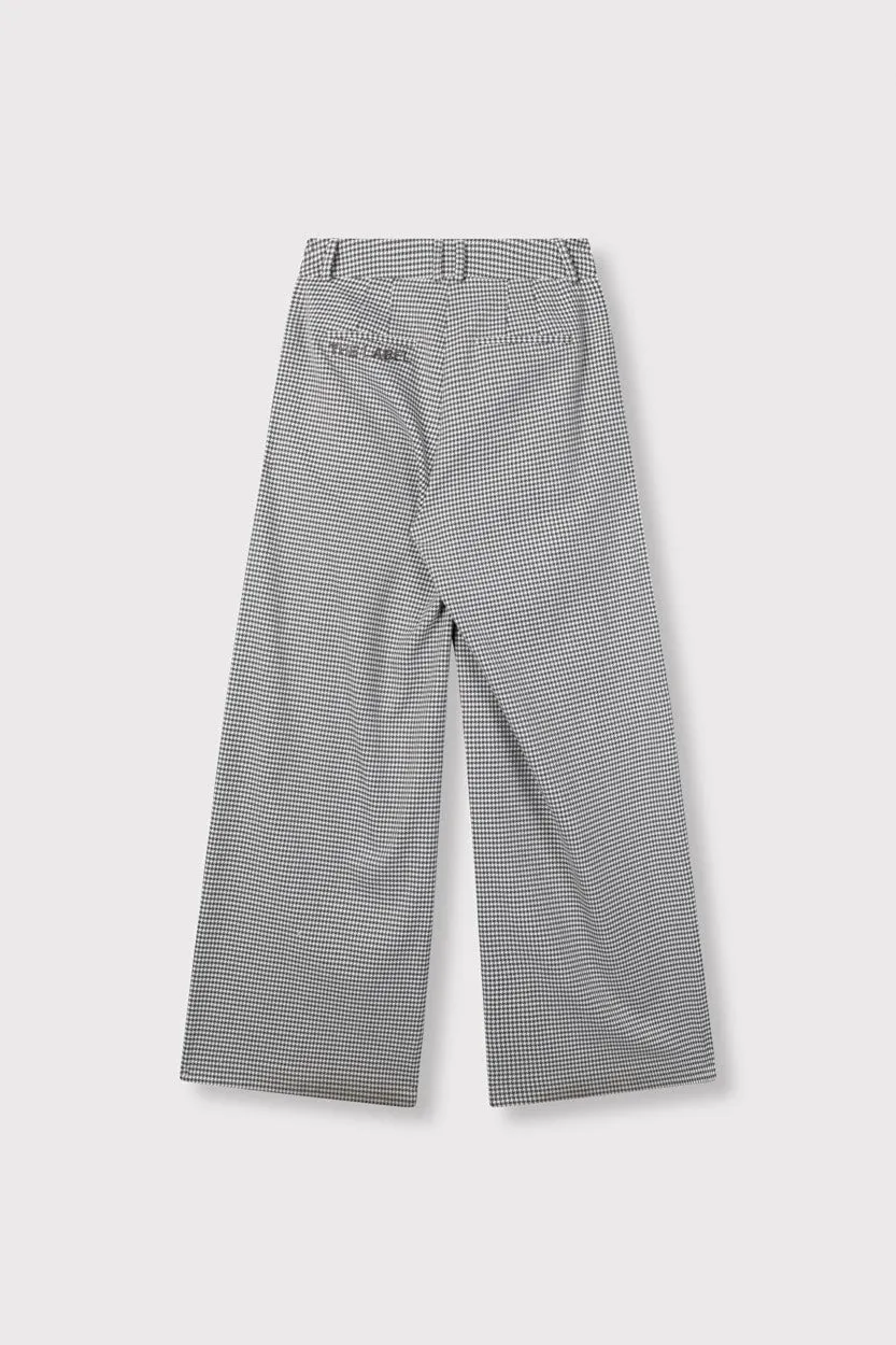 Ladies Woven Mini Check Pant - Zwart Dessin