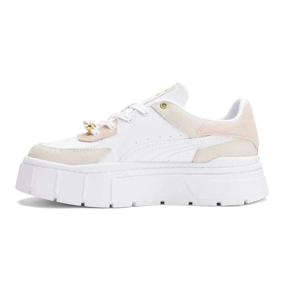 Mayze Stack Edgy Pearl Platform Sneakers