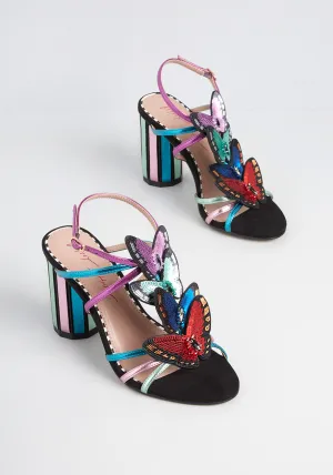 On Butterfly Lane Heeled Sandal