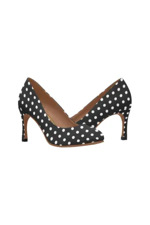 Polka-dot Women's High Heels (Model 048)