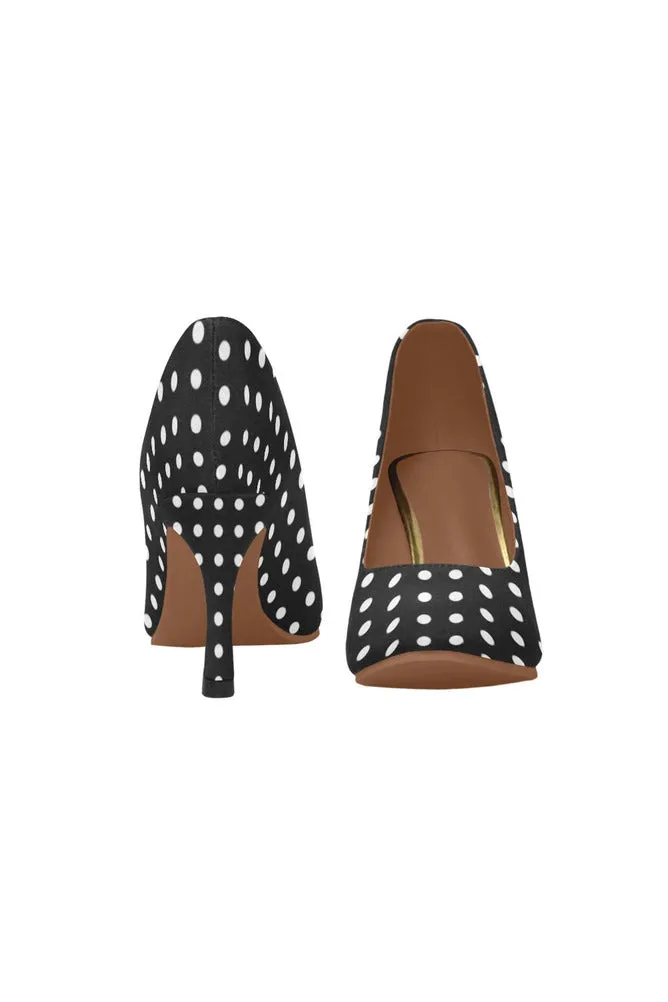 Polka-dot Women's High Heels (Model 048)