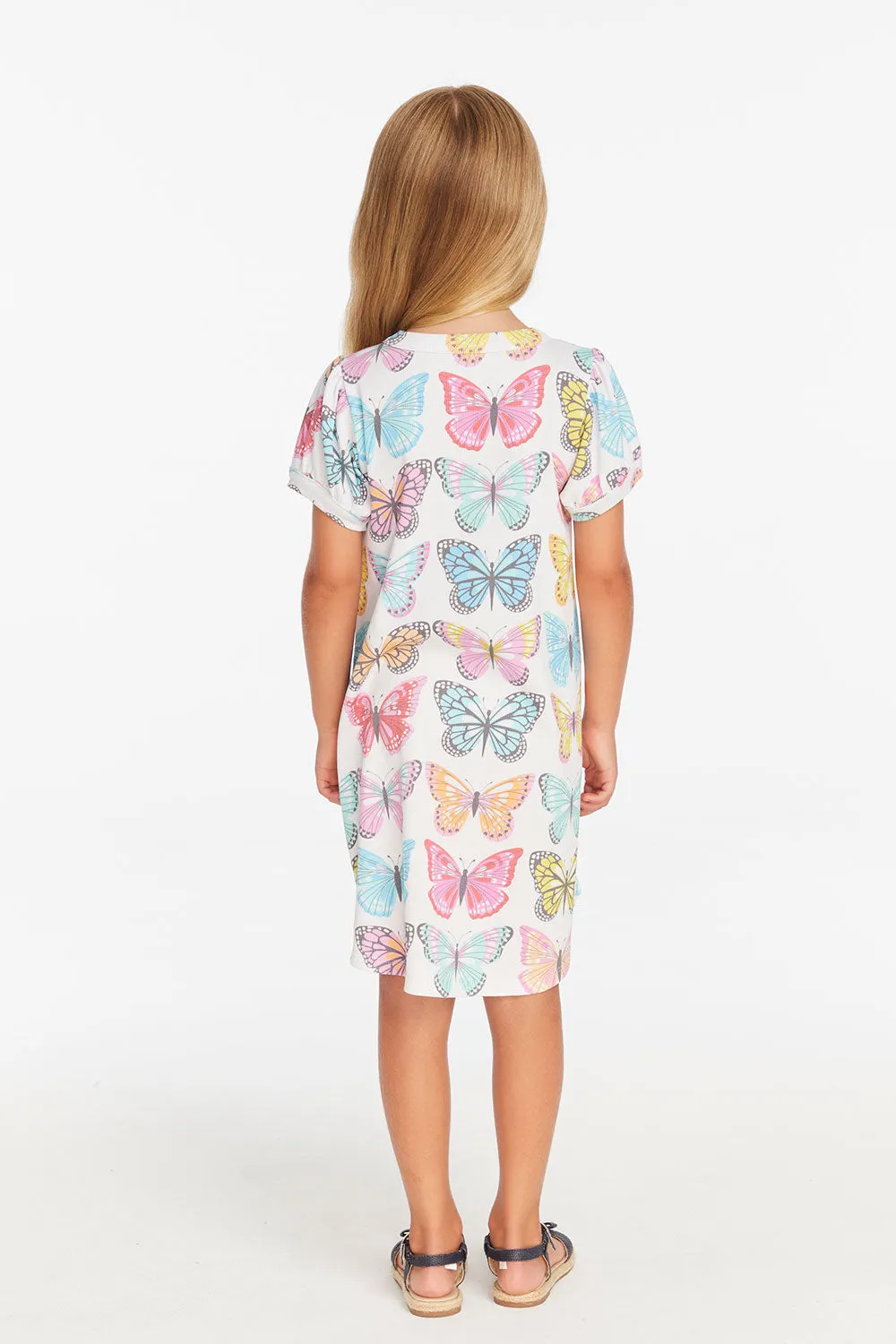 Puff Sleeve "She's a Butterfly" Dress