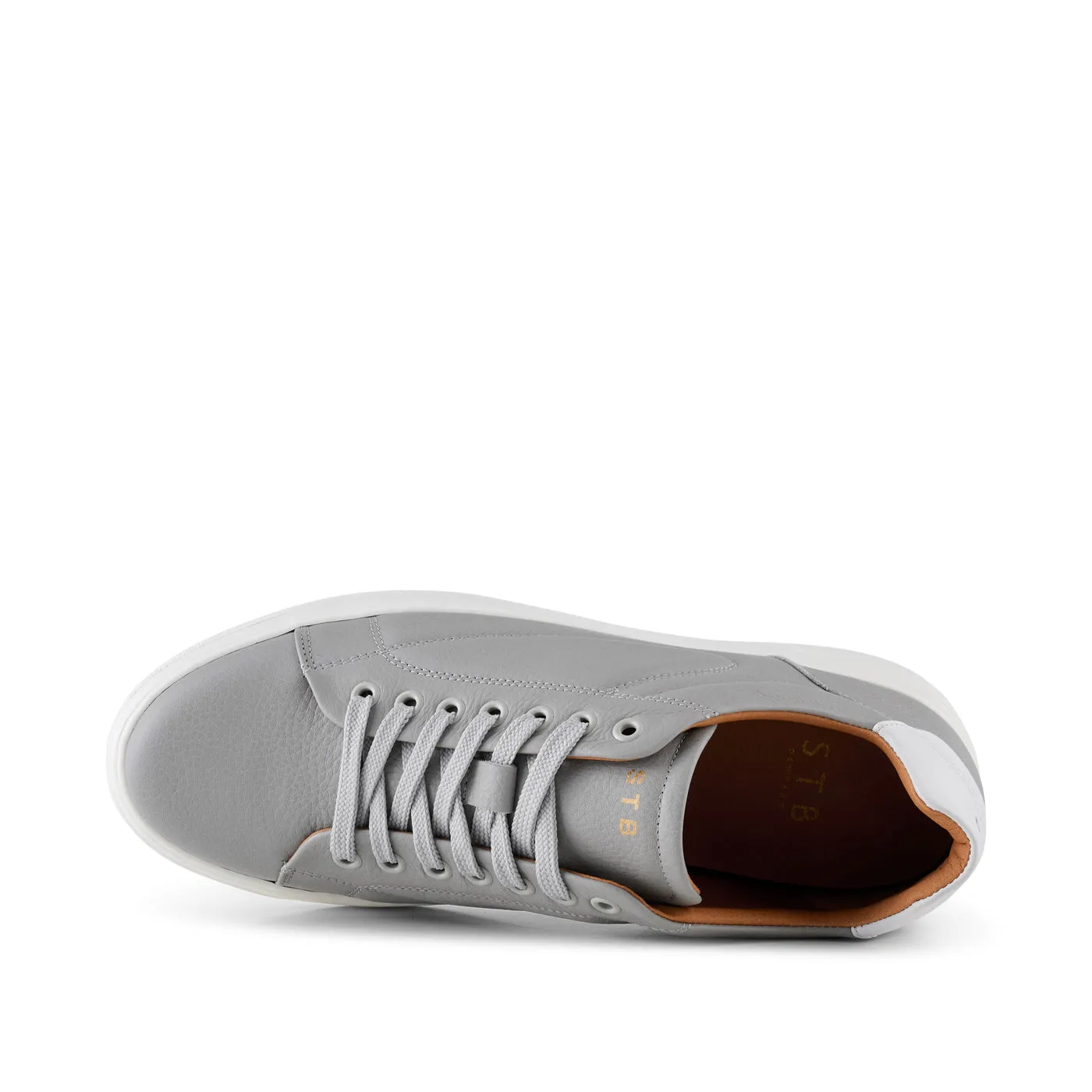 Rune sneaker leather - GREY / WHITE