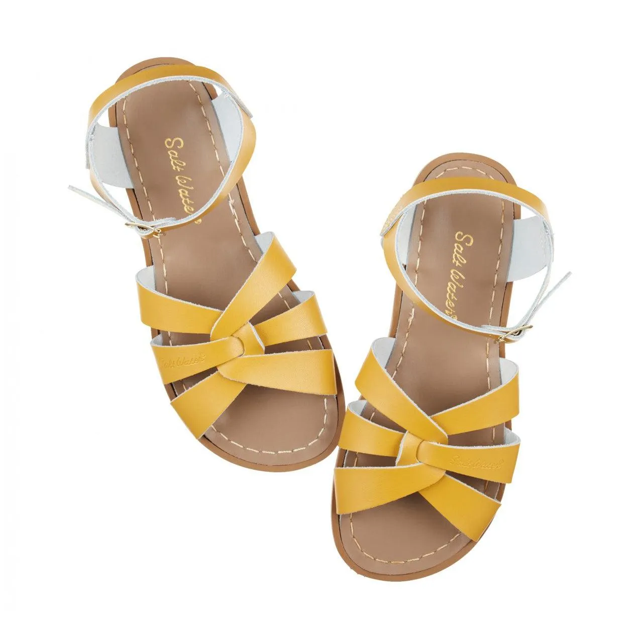 Saltwater Original Sandals - Mustard - Kids