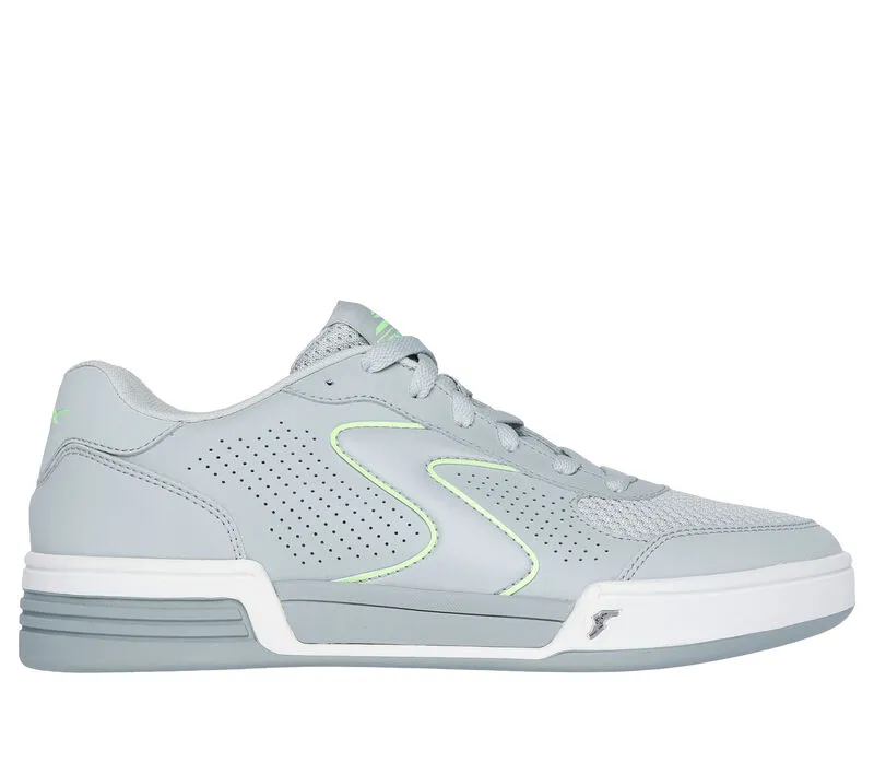 Skechers Mens Viper Court Classic Pickleball Gray Lime