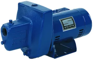 Sta-Rite FSNDH Jet Pump, 12.2/6.1 A, 115/230 V, 0.75 hp, 1-1/4 in Suction, 1 in Discharge Connection, Iron :EA: QUANTITY: 1