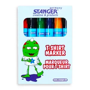 STANGER T-Shirt Marker, 1 - 3 mm SET OF 6