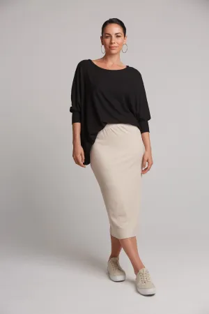 Studio Jersey Skirt - Tusk