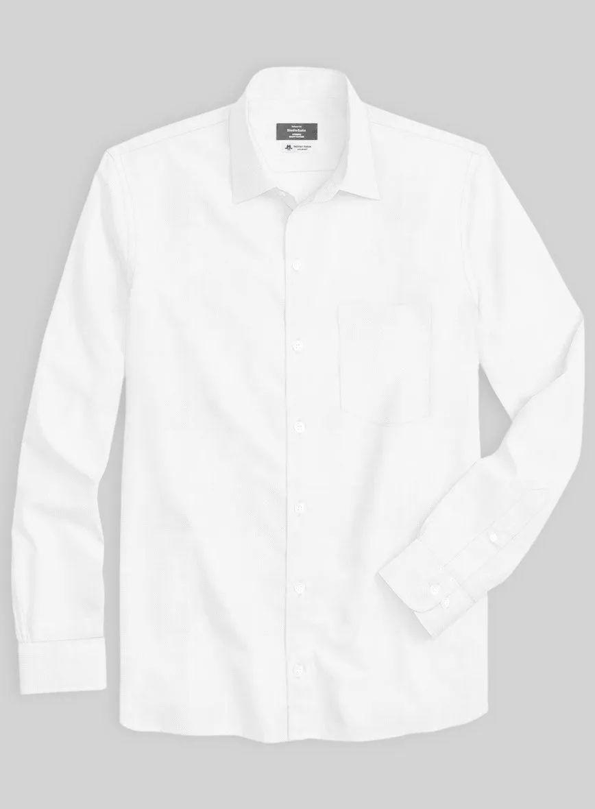 Thomas Mason White Oxford Shirt