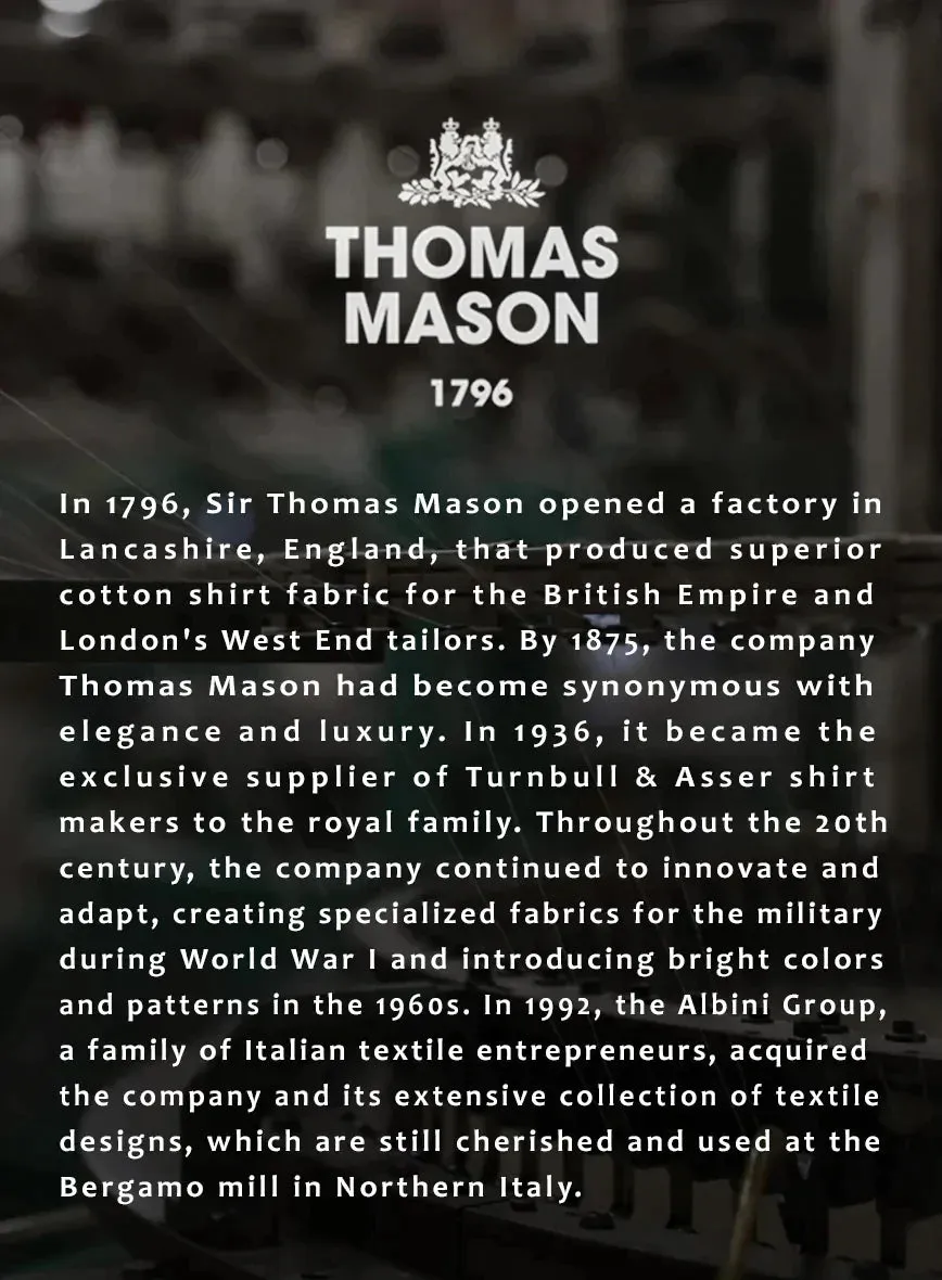 Thomas Mason White Oxford Shirt