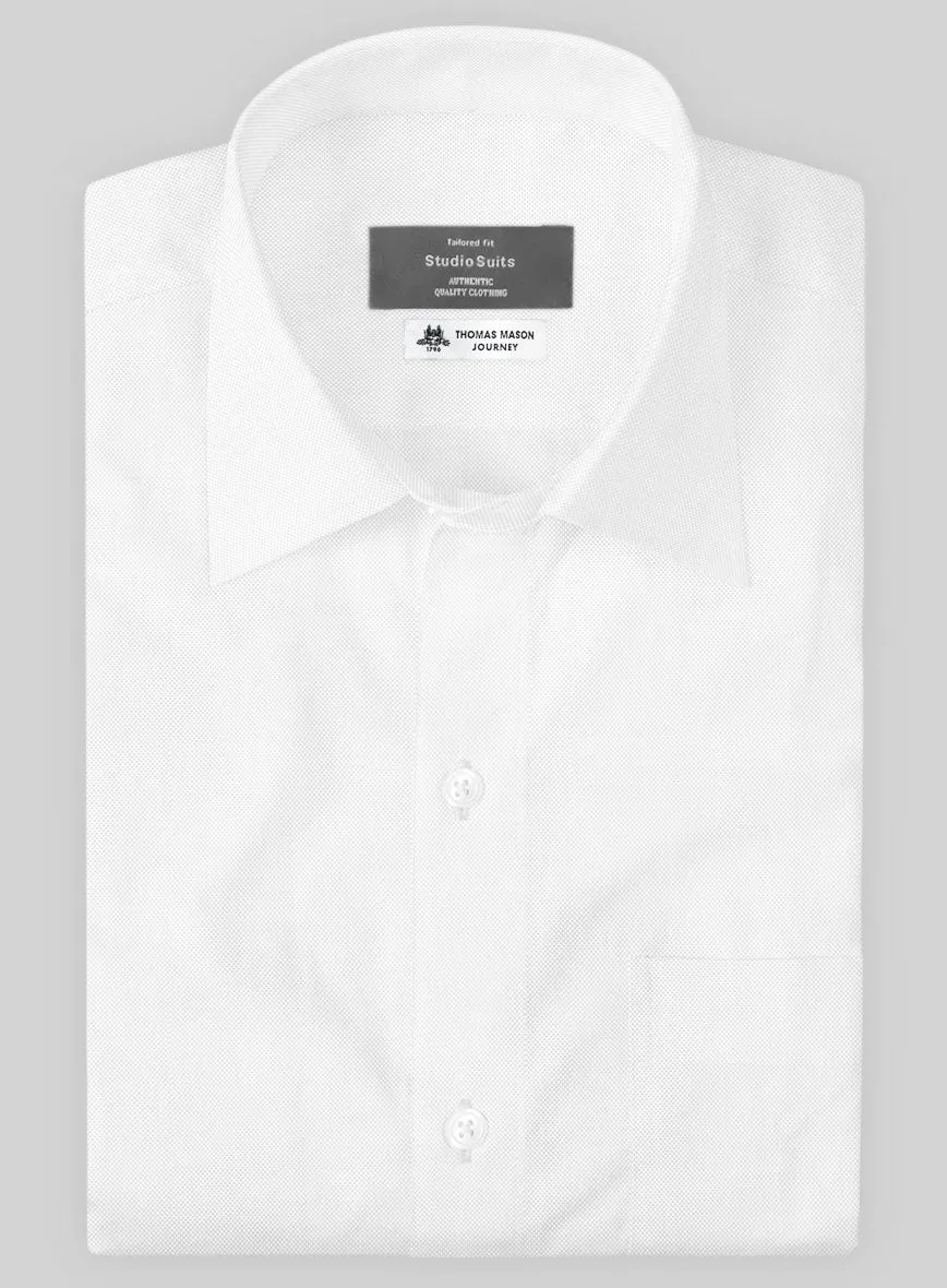 Thomas Mason White Oxford Shirt