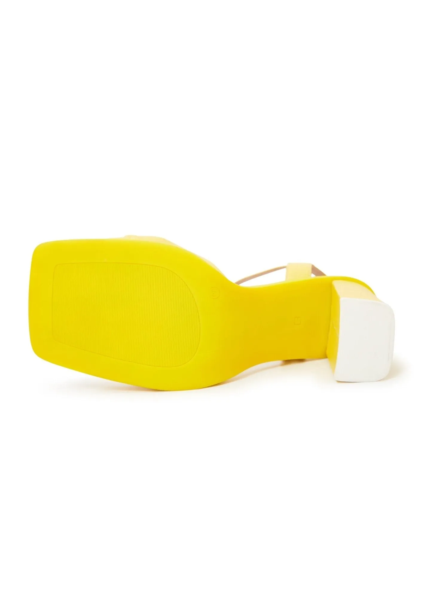 Timeless Block Heels - Yellow