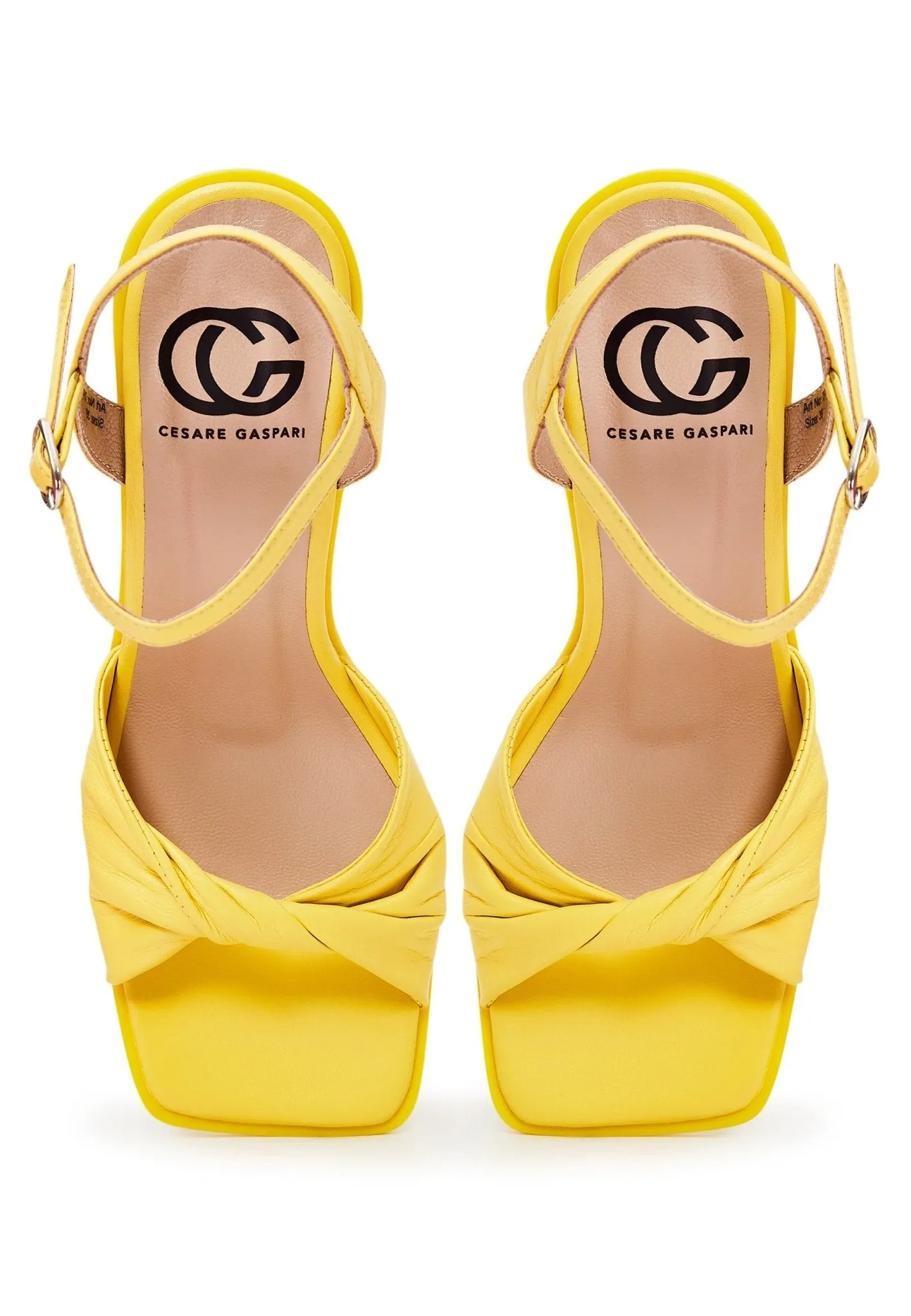 Timeless Block Heels - Yellow