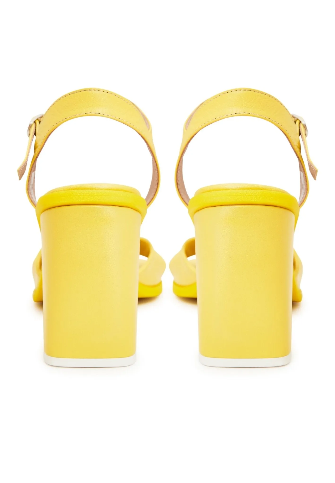 Timeless Block Heels - Yellow